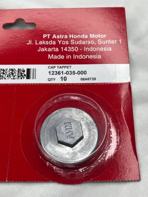 Honda Drain Plug/Cap Tappet 1pcs- Honda Beat Beat FI VI/V2 Click 125/150 PCX 150 160