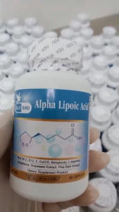 Alpha Lipoic Acid Plus (ALA) 600 มก. 60 ชัปู ขั้นตอนกรดอัลฟาไลโปอิก พลัส ตรา บลูเบิร์ด