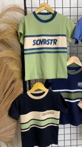 KAOS SECONDSTAR STRIP TEE SERIES PREMIUM Usia 1-10 Tahun / KAOS DISTRO BOY