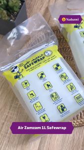 Air Zamzam 1 Liter Safewrap Original Oleh Oleh Haji dan Umroh