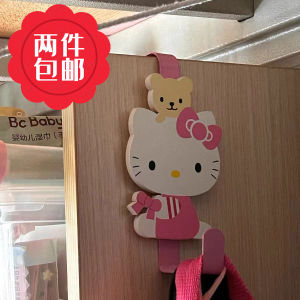 Khăn Treo HelloKitty Bằng Sắt Hoạt Hình Không Cần Đinh Móc Quần Áo Cửa Sau Nhà Cửa Đồ Dùng Để Sắp Xếp Trong Nhà Thương Hiệu Khác