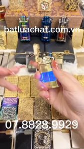 Bật lửa gas khò lộ thiên  1 tia chống gió cực mạnh (nhiều màu)  - BATLUACHAT