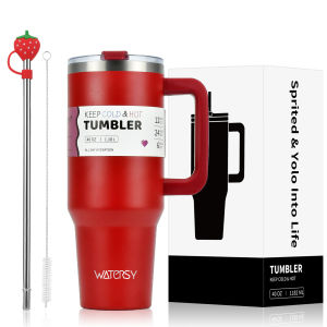 Watersy | WATERSY 30oz/40oz Stainless Steel Tumbler Large Capacity Thermal Bottle Double Vacuum Flasks Thermos Cup New Year Gift Mug