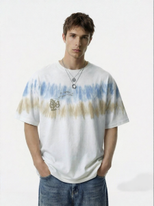 Jack Jones | Summer Cotton Tie-Dye Print Men T-Shirt