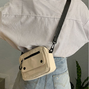 Canvas Crossbody Bag Mini Student Bag Shoulder Bag Crossbody phone Sling Bag Casual Handbags for Woman