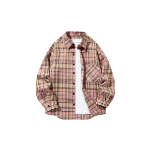 เสื้อเชิ้ตแขนยาวทรงหลวมสไตล์อเมริกันย้อนยุคเรียบง่ายสำหรับผู้ชาย ฤดูใบไม้ผลิ ฤดูร้อน ฤดูใบไม้ร่วง ฤดูหนาว เสื้อเชิ้ตผู้ชาย