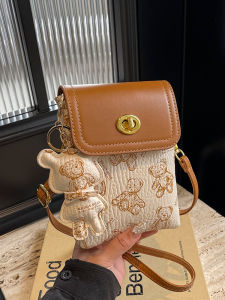 Túi Đeo Chéo Thời Trang Nhỏ Đựng Điện Thoại Di Động Cho Nữ Túi Vuông Nhỏ Túi Đeo Vai Thường Ngày Túi Mềm PU Màu Trơn