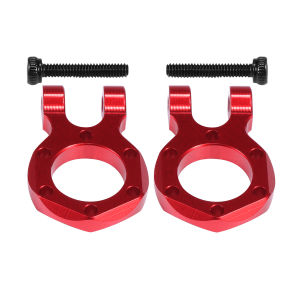 2Pcs CNC Aluminum 1:10 Scale Tow Hook Winch Bumper D-ring for RC Car Crawler TRX4 SCX10 Wrangler Gladiator Element Enduro TF2