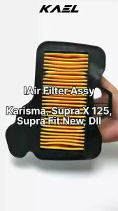 Filter Udara Supra X 125 Karbu PGMFI 2007-2014 & Karisma & Revo 100 & Supra Fit New Busa Hawa Air Assy Saringan