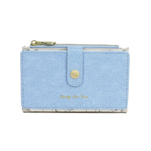 Womens Short Large Capacity Multi-Card Slot Wallet Integrated 2025 New Bright Paint Leather Small Coin Purse Fashionable