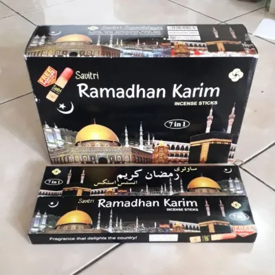 Dupa Hio Stick RAMADHAN KARIM isi 70 Batang dengan 7 varian aroma free parfum roll on 3ml