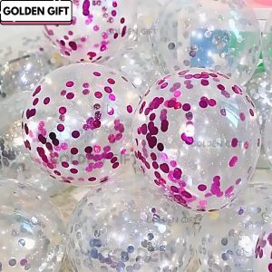 Balon Transparan Bening Balon isi Conferti/Balon Confetti 12 Inch / Balon Transparan Confetti 12 Inch/ 10 PCS