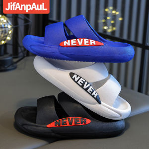 Childrens Outdoor Slippers Thick Bottom Anti-Slip Wear-Resistant Summer Sandals for Boys Teenagers And Toddlers PVC Material