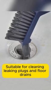 HOMSA Slit Gap Brush 2 in 1 Multifunctional Cleaning Narrow Crevice Scrub Dead Corner Window Slot Long Cleaner Household