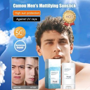 【Mua 4 Tặng 1】Kem chống nắng dạng thỏi Clear Sunscreen SPF50+ cho nam chống nắng cho mặt và toàn thân chống tia cực tím tươi mát không nhờn không trang điểm男士防晒棒