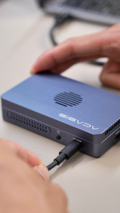 Acasis 40GBS Dual SSD RAID Enclosure - 40Gbps Portable Storage for PS5 MacBook iPad Pro Windows Laptops for Gaming Rigs 8K Video Editing & Mobile Workstations