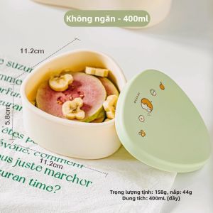 SHUEHO | Hộp Đựng Cơm Dễ Thương cho Nhân Viên Văn Phòng và Học Sinh Thiết Kế Mới 2025 Đặc Biệt Trái Cây Cho Trẻ Em