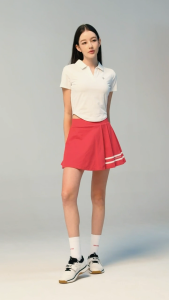 XEXYMIX Eco Dex Open Collar Short Sleeve Atasan Olahraga Wanita - XTFSP01J2