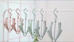 T Plain Rotatable Shoe Drying Hanger Hanging Drying Rack Penyangkut Selipar Kasut Sandal Sneakers Slipper Organizer
