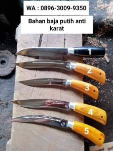 Pisau dapur baja putih anti karat
