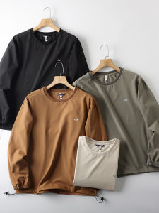 Outdoor Quick Dry Breathable Anti UV Long Sleeve round Neck T-Shirt Lightweight Comfortable Spring Summer Mens Cool Casual T-Shirt