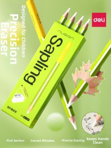 deli | Clean No-Residue Pencil Eraser for Kids & Art Students