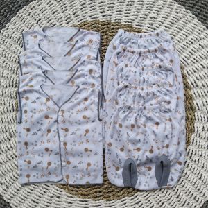 Baju Bayi Baru Lahir Isi 3 Setel Model Kutung Dan Celana Pop