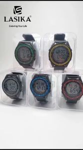 Jam Tangan Lasika Pria Wanita Sporty Water Resist kode 7155 kecil