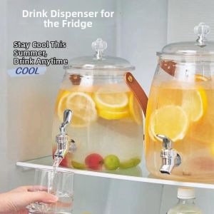 Portable Water Dispenser With Tap Large Capacity Beverage Bucket