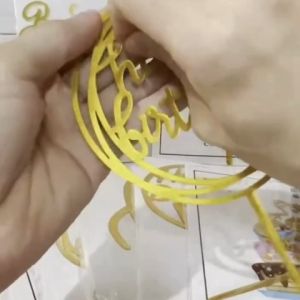 Topeng Ulang Tahun Acrylic: Aksesoris Cake Topper Unik