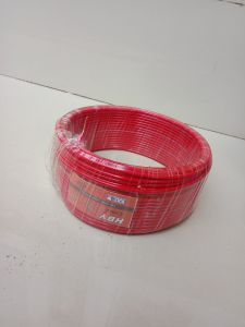 KABEL LISTRIK  TEMABAGA   H B Y KABEL  2.5mm2 50 YARD  MERAH-HITAM  kabel untuk istalasi listrik perumahan kualitas bagus  tidak mudah ngelupas