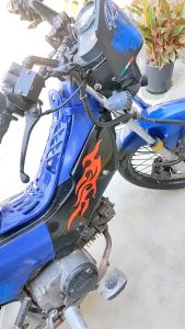 Flame Wildfire Reflective Sticker Logo Laser Motorcycle Electric Vehicle Bicycle Reflect