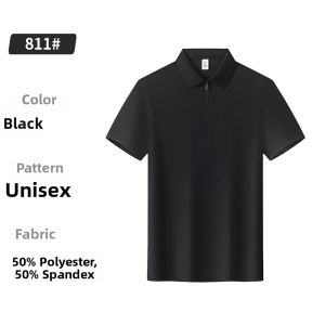 JINGYILAIXIU | Free Embroidery Cool Feeling Polo Shirt