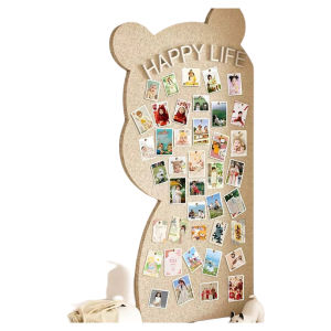 Wool Felt Photo Wall Background Board Cork Board Display Wall Decoration Creative Wall Art Display Kindergarten High-End Feeling Wool Felt Version Photo Wall Bedroom Living Room Atmosphere Corridor