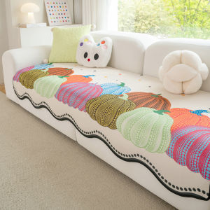 Colorful Pumpkin Style Icy Cool Sofa Cushion Non-slip