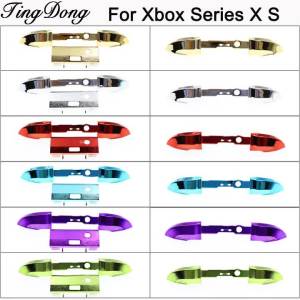1Set Plastic Electroplated Color RB LB Bumper Middle Bar Holder Button Replacement For XBox Series S /X Controller Repair Part