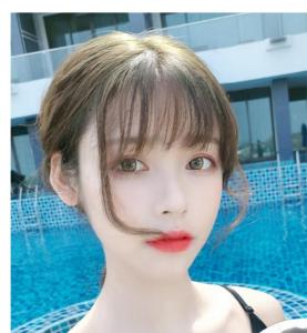 TSE Air Bangs Wig Involution Bangs Hair Wig Air Bangs Straight Bangs Fake Mini Thin Bangs RW23S