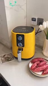 【1 Year Local Warranty】Little Yellow Duck New Air Fryer 7.5L Smart AirFryer Automatic Touch Control Oil Free Electric Household Fries Machine Non Stick Fry Tools air fryer oven air fryer cooker air fryer offer 电炸锅 air flyer cooker 空气炸锅