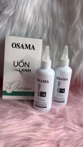 Uốn lạnh tại nhà OSAMA (100mlx 2) THUỐC UỐN LẠNH OSAMA mùi dễ chịu thẩm thấu nhanh sóng xoăn bóng