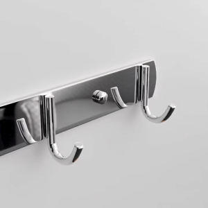 FLUSSO Gantungan Baju Dinding Anti Karat Free Sekrup | Gantungan Dapur | Gantungan Kamar Mandi