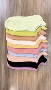 10Pairs Candy Color Socks Pastel Color Cute Ankle Sock For Women Cotton Socks