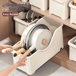 Multifunctional Pot Lid and Seasoning Organizer With Wheels