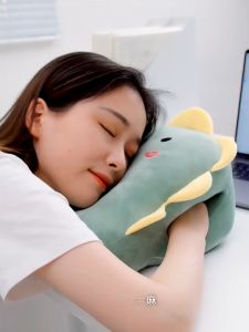 Plush Pillow Cartoon Stuffed Office Rest Pillow Travel Headrest Neck Support Cushion Students Desk Sleeping