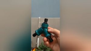 Đầu Chia Vòi Nước Van Chữ Y Chia 2 Đường Nước Có Van Khoá Phi 27mm