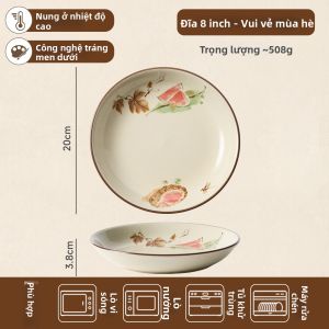 SIYUE | Bát Sứ Đẹp An Toàn Khi Sử Dụng Lò Vi sóng