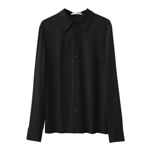 AMII | Minimalist Solid Color Versatile Slim Fit Stretch Regular Shoulder Shirt