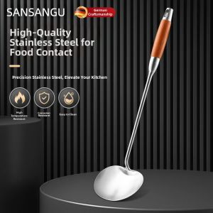 SANSHANGU | 316 Stainless Steel Food Grade Thickened Cooking Spatula