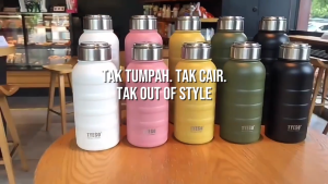 TYESO® Original 「 ✦Engrave 𝐍𝐚𝐦𝐞✦ 」8833 8815 8816 360ML 750ML 1000ML 304 Stainless Steel Ready Stock Vacuum Insulated Tumbler With Handle Thermos Bottle Flask