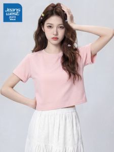 Jeanswest | Slim Fitted Sweet and Spicy Style T-Shirt Cotton Short Sleeve