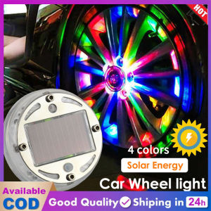 4colors🔥High Quality🔥LED Light Solar Energy Flash Car Wheel light Hub bulb Tire Tyre Valve Cap Lamp